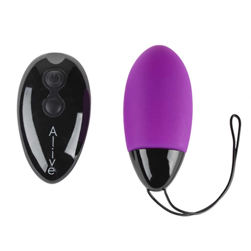 Виброяйцо на дистанционном управлении &quot;Alive&quot; фиолетовое 