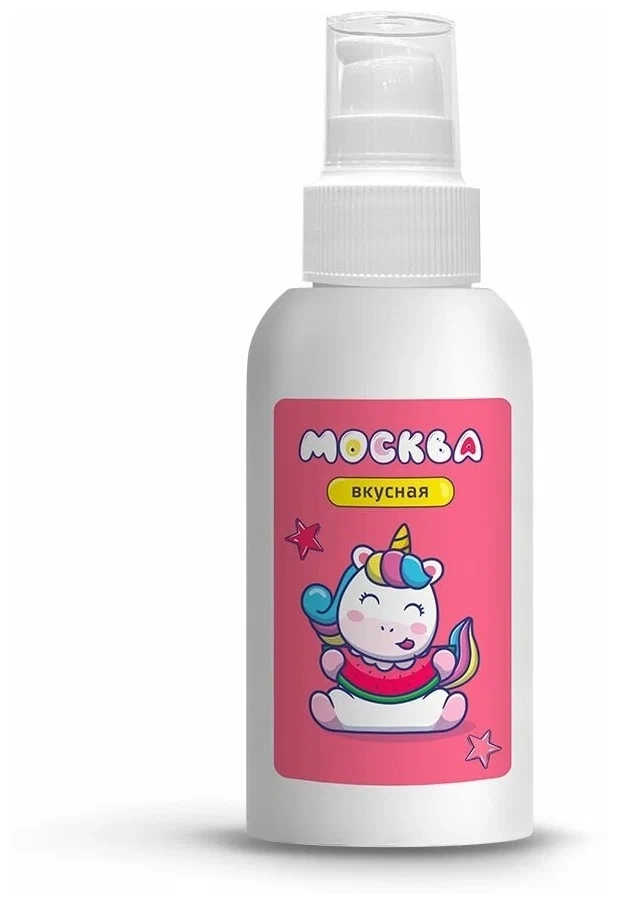 Гель на водной основе "Москва Вкусная" с ароматом и вкусом арбуза, 100ml 