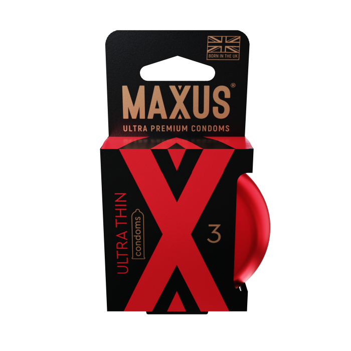 Презервативы "Maxus Ultra Thin" ультратонкие, 3шт 