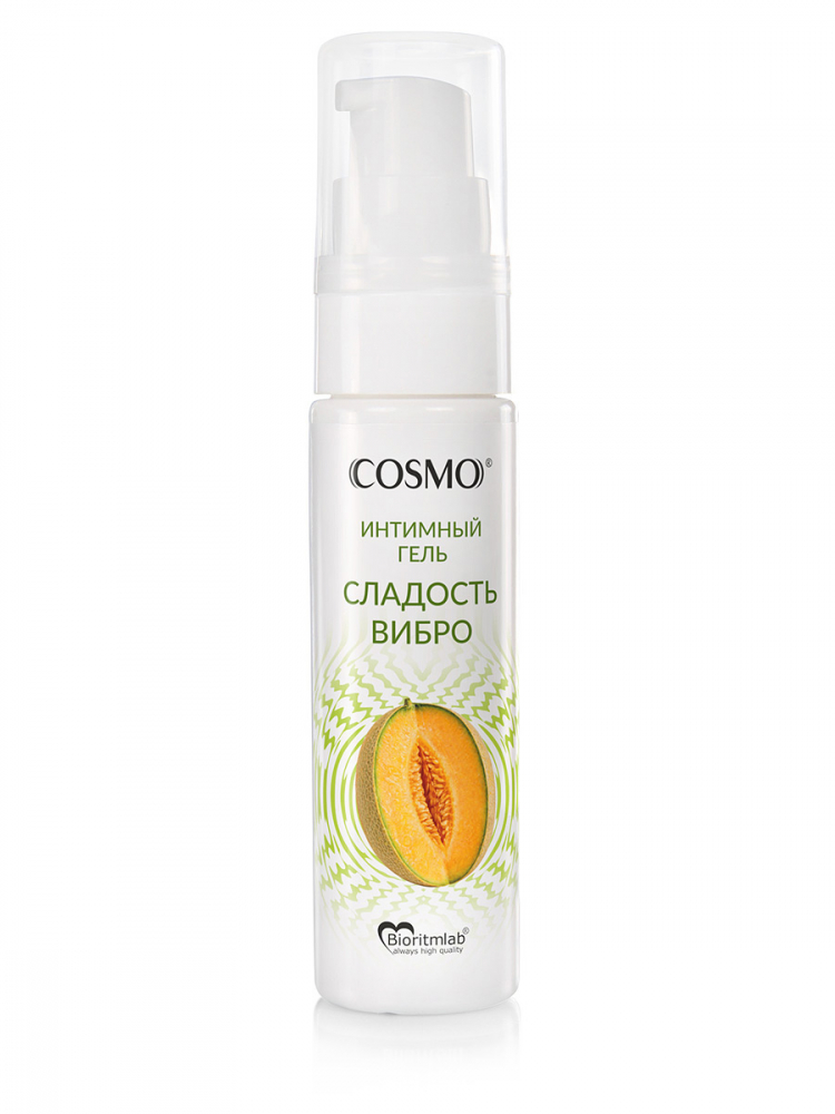 Гель с вибрацией и вкусом дыни "Cosmo Vibro" 33ml 